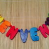 Lettres pour la porte