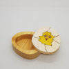 Boîte en bois oeuf