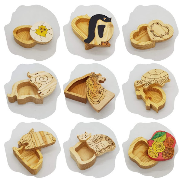 Boîtes en bois