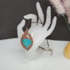 Pendentif maman enfant en bois et résine