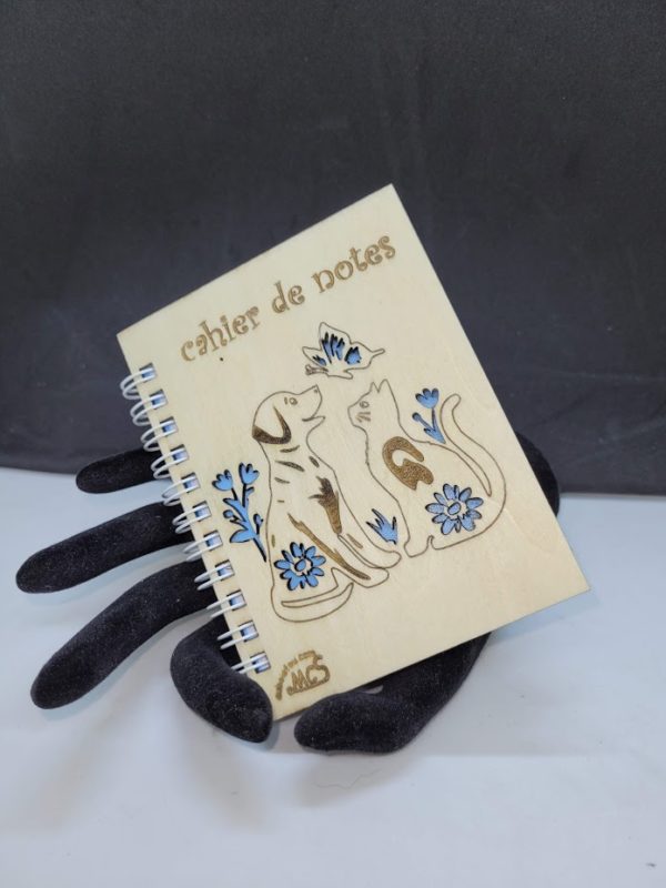 cahier " CHIEN ET CHAT"