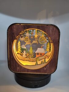 Boîte de lumière Noel