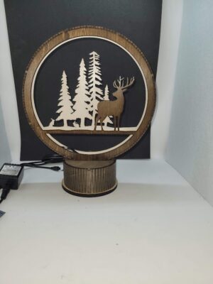 Lampe à led d'appoint cerf