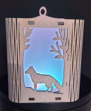 Décos de Noel petite lanterne éclairée