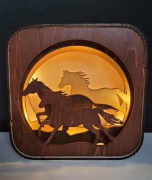 Lanterne course de cheval